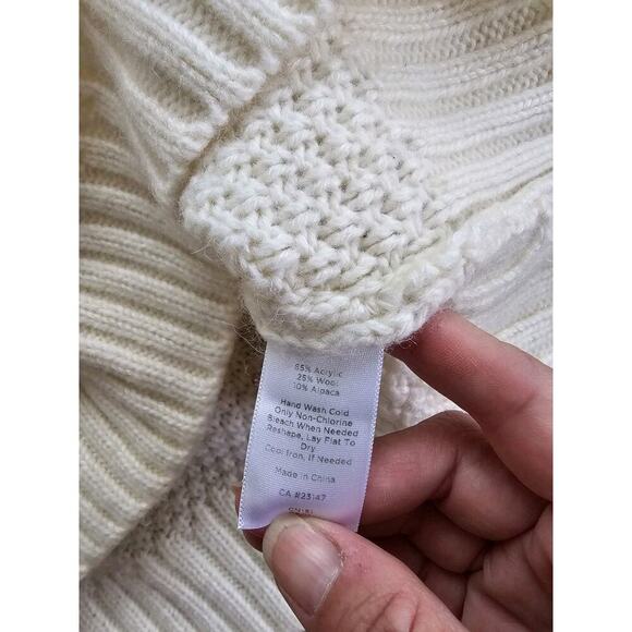 Talbots Turtleneck Alpaca Blend Knit Sweater Women's Size XL Relaxed - Picture 11 of 12